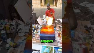 Fascinating Transformation of a Suitcase with Spray Paint 😍 MrSprayUSA  YT [upl. by Bidle]