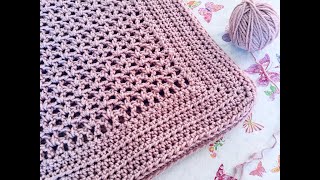 Bordes perfectos en punto entero a crochet [upl. by Fidellas]