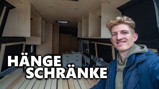 VanAusbau Vlog  Hängeschränke für den Camper  HolzUnterkonstruktion  Dämmung der Streben [upl. by Salisbury71]