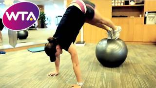 US Open Champion Sam Stosurs Workout Regimen  WTA tennis [upl. by Pathe]