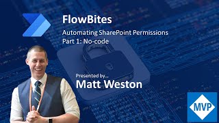 Automatically Managing SharePoint Permissions  Part 1 Nocode [upl. by Halfon]