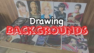 Tips on How to Draw Backgrounds for Beginners  pentastic jay [upl. by Blas]