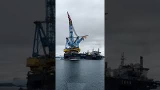 saipem 7000 loadtest accident [upl. by Nnylyrehc964]