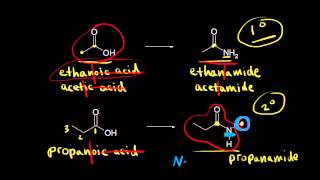 Nomenclature and properties of amides  Organic chemistry  Khan Academy [upl. by Adnorhs]