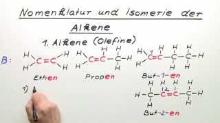 Nomenklatur und Isomerie der Alkene  Chemie  Organische Chemie [upl. by Eelnyl]