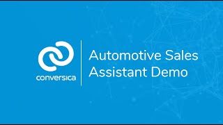 Automotive Sales Assistant Demo [upl. by Nas]