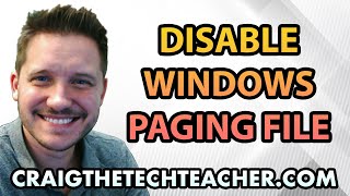 How To Disable The Windows 7 Paging File 2022 [upl. by Gomar]