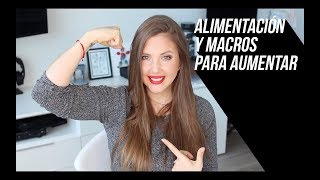 PLAN ALIMENTICIO PARA AUMENTAR  MACROS Y COMIDAS PRE Y POST ENTRENAMIENTO [upl. by Anirdnaxela]