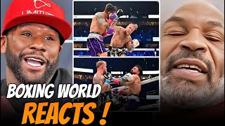 Boxing World Reacts to Jake Paul VS Mike Perry Full Fight [upl. by Ielerol763]