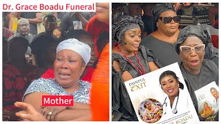 Grace Boadu’s Funeral Mother of Grace Boadu bitterly cries as Akosua Agyapong consoles her [upl. by Leede]