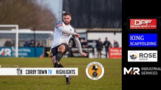 MATCH HIGHLIGHTS CORBY TOWN V RACING CLUB WARWICK [upl. by Aehsat589]