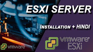 How to install and configure vmware esxi in hindi [upl. by Ronna]