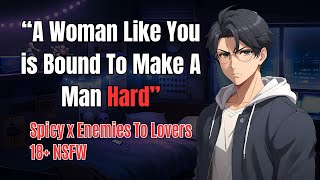 Spicy Boyfriend Enemies To Lovers ASMR M4F Tsundere Romantic Kissing [upl. by Aynotel]