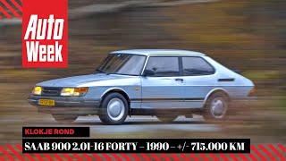 Saab 900 20i16 Forty – 1990 –  715000 km  Klokje Rond [upl. by Boucher]