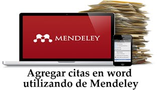 AGREGAR CITAS UTILIZANDO MENDELEY EN WORD MAC [upl. by Ninos]