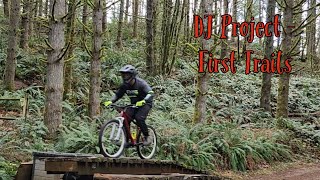 Dirt Jumper Project 2  First Trails [upl. by Atauqal942]