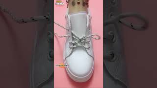 New shoelaces design for ladies 2024 Shoe lacing Tie Tips style tips shorts shoelace [upl. by Schechinger]