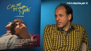 Chiamami col tuo nome video intervista a Luca Guadagnino [upl. by Vena]