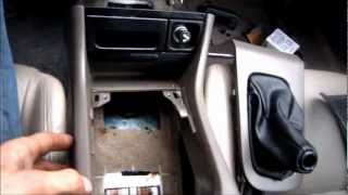 How to remove Acura Integra ashtray and cup holder from center console ash tray removal [upl. by Ayt472]