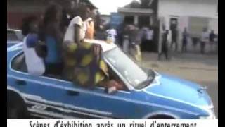 une scene dexhibition apres un rituel denterement au congo brazzaville [upl. by Jenny]