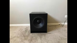 Velodyne DLS4000 Home Theater Powered Active Subwoofer [upl. by Aikym]