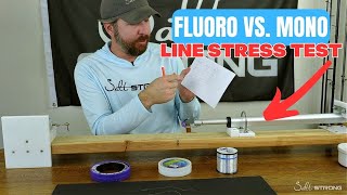 Fluorocarbon vs Monofilament Line Stress Test Experiment Results [upl. by O'Mahony463]