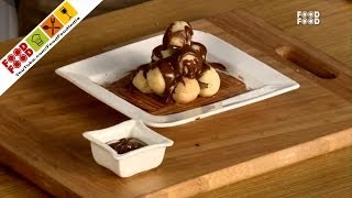 Profiteroles With Chocolate Sauce  Easy and Delicious Chocolate Recipe  Dessert Recipe [upl. by Ymmaj452]