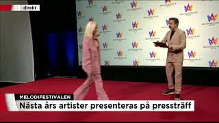 Här är artisterna som deltar i Melodifestivalen 2018  Nyheterna TV4 [upl. by Tunnell474]