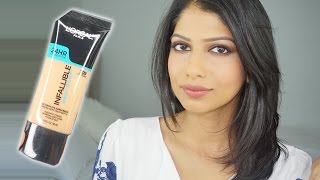 LOREAL Infallible Pro Glow Foundation  Demo amp Review [upl. by Luahs]