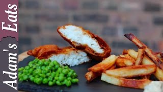 Beer battered British fish amp chips recipe  how to make homemade fish amp chips [upl. by Eiduj]