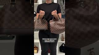 Louis Vuitton Speedy B 25 vs Alma BB youtubeshorts shortsfeed [upl. by Henry]