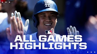 Highlights from ALL games on 55 Shohei Ohtanis HUGE game Juan Sotos huge double for Yankees [upl. by Anilev]