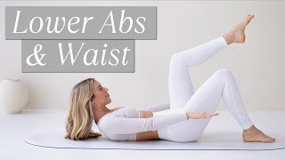 Quick Lower Abs amp Waist Toning Pilates 🤍 Tone your lower belly and waist [upl. by Asirram584]