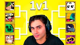 QUAL É O MELHOR LENDÁRIO NO 1V1 Brawl Stars [upl. by Kirwin]