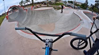 Riding BMX at Unreal California Skateparks [upl. by Milly]