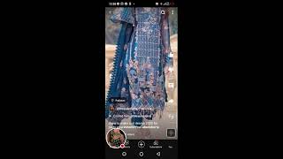 alia roohi dress desiging🥻 is live500 subscriber free [upl. by Emirej]