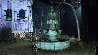 Sculpting Foam Water Fountain  DIY Halloween Decorations  Creepy Water Fountain Prop Pt2 [upl. by Waal]