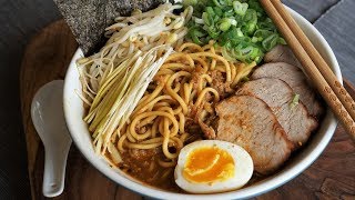 Soupe de Nouilles Japonaise  Miso RAMEN  Cooking With Morgane [upl. by Askari551]