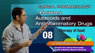 Lecture 08 Ar  Drug therapy of gout [upl. by Mariya]