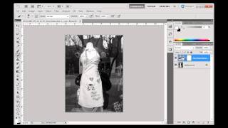 Selectively Color a BampW image with Layer Masks  Photoshop CS5 [upl. by Navetse]