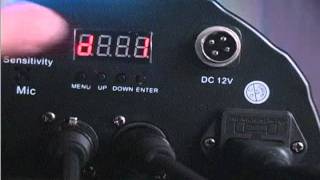 chauvet slim par 56 unboxing and basic tutorial [upl. by Stanley32]