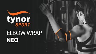 Tynor Elbow Wrap Neo  Ultimate elbow support for boosted performance [upl. by Solotsopa]