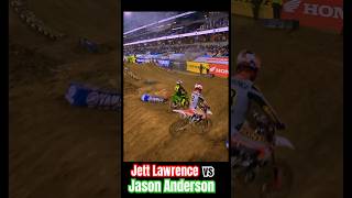 Jett vs Anderson  SUBSCRIBE TO ​⁠BuddsSkyCam 🔥 Supercross [upl. by Kared]