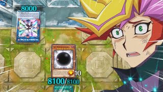 WHEN YOU SUMMON 8100 ATK GIANT BLACK ORB AGAINST PLAYMAKER IN YUGIOH MASTER DUEL [upl. by Atelra353]