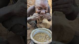 wow Thats awesome food made by hadzabe tribe to survive hadzabetribe food [upl. by Llednar835]