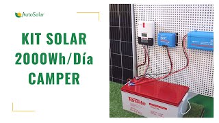 Kit Solar Caravana 500W 12V 2000Whdia  AutoSolar [upl. by Vincent]