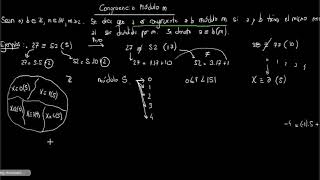 Teoría de Números 3  Congruencia Módulo M [upl. by Socrates479]