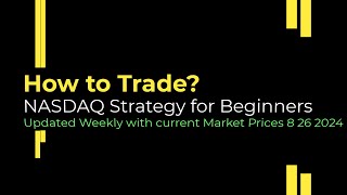 How to trade Trading For Beginners NASDAQ Strategy with Weekly Updates 8262024 [upl. by Accebber330]