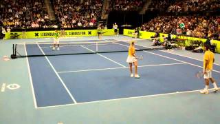 Federer Sharapova vs Nadal Azarenka  Clash of The Champions  part 3 [upl. by Ethelstan]