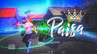 Paisa Free Fire Montage  Trending Song 🔥 free fire song  free fire status [upl. by Philine]